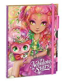 Nebulous Stars Deluxe Black Notebook Ροζ - 11583 Nebulous Stars Τετράδια