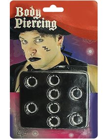 Αποκριάτικο Αξεσουάρ Σκουλαρίκια Πανκ - 23990 Carnavalista Κοσμήματα | Αξεσουάρ