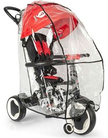 Q-Play Αδιαβροχο Καλυμμα - Ναυλον Βροχης - 01-2002315-01 QPlay Τρίκυκλα Ποδήλατα