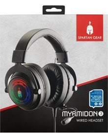 Spartan Gear - Myrmidon 3 Wired Headset Ακουστικα Μαυρα - 085618 Spartan Gear Ακουστικά
