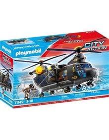 Playmobil City Action Ελικοπτερο Ειδικων Δυναμεων Με Δυο Ελικες - 71149 Playmobil Playmobil