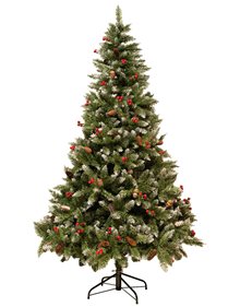 Χριστουγεννιάτικο Δέντρο Merry Berry (180cm) - 67125-1 V. Christakopoulos Χριστουγεννιάτικα Δέντρα