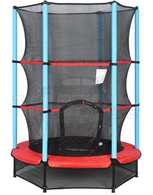 Τραμπολίνο Με Προστατευτικό Δίχτυ Skorpion Wheels 137cm Κόκκινο - 54K Skorpion Wheels Τραμπολίνο