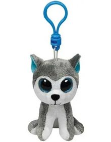 Ty Mini Boos Κλιπ Σκυλακι Λευκο Και Γκρι - 1607-36503 As Company Λούτρινα