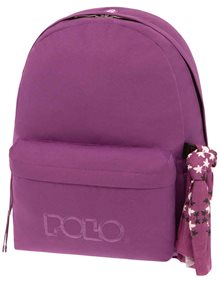 Polo Σακιδιο Original Scarf Βιολετι 2023 - 9011354601O/S Polo Τσάντες Γυμνασίου | Λυκείου