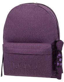 Polo Σακιδιο Original Double Scarf Μωβ 2023 - 9012354702O/S Polo Τσάντες Γυμνασίου | Λυκείου