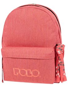 Polo Σακιδιο Original Double Scarf Κοραλλι 2023 - 9012353601O/S Polo Τσάντες Γυμνασίου | Λυκείου