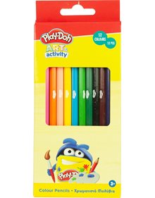 Play-Doh Ξυλομπογιες Εξαγωνικες 12 Χρωματα - 320-20003 GIM Ξυλομπογιές