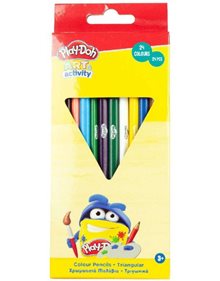 Play-Doh Ξυλομπογιες Τριγωνικες 24 Χρωματα - 320-20002 GIM Ξυλομπογιές