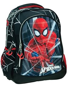 Σακιδιο Δημοτικου Οβαλ Spiderman Black City 2023 - 337-05031 GIM Τσάντες Δημοτικού