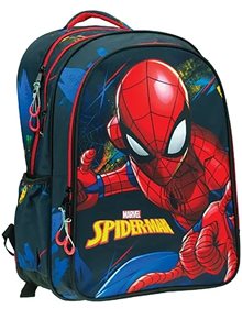 Σακιδιο Δημοτικου Οβαλ Spiderman Blue Net 2023 - 337-04031 GIM Τσάντες Δημοτικού