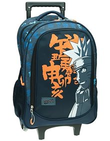 Σακίδιο Trolley Δημοτικού Οβάλ Naruto Letters 2023 - 369-01074 GIM Τσάντες Τρόλεϊ