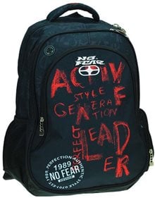 Σακίδιο Πλάτης No Fear Active Δημοτικού - 348-15031 Back Me Up Τσάντες Δημοτικού