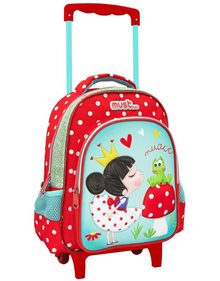 Σακιδιο Trolley Νηπιου Princess Frog 3D Soft 2023 - 585000 Must Τσάντες Τρόλεϊ