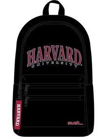 Σακιδιο Πλατης Harvard University Μαυρο 2023 - 576001 Must Τσάντες Γυμνασίου | Λυκείου