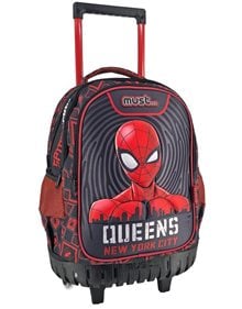 Σακιδιο Trolley Δημοτικου Spiderman Queens NYC 2023 - 508117 Must Τσάντες Τρόλεϊ