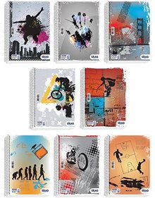 Skag Τετραδιο Ριγε Σπιραλ University Fun 3 Θεματων - 300568 Skag Τετράδια