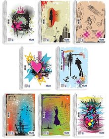 Skag Τετραδιο Σπιραλ Ριγε University Fun 2 Θεματων - 300421 Skag Τετράδια