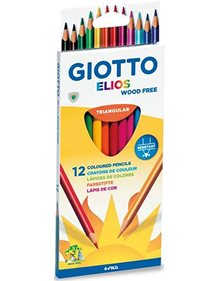 Ξυλομπογιες Giotto Elios Wood Free 12Τμχ - 000275800 Fila Hellas Ξυλομπογιές