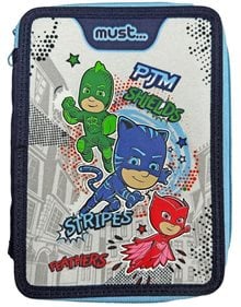 Κασετινα Διπλη Γεματη Pj Masks Anyone Can Be Hero - 000484277 Must Σχολικές Κασετίνες