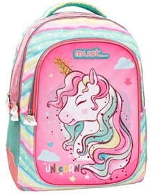 Σακιδιο Πλατης Δημοτικου Unicorn - 000584985 Must Τσάντες Δημοτικού