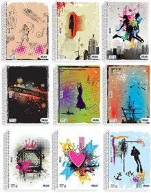 Skag Τετραδιο Σπιραλ Ριγε University Fun 1 Θεματος - 300414 Skag Τετράδια