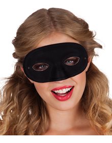 Αποκριάτικη Μάσκα Ματιών Απλή Μαύρη - 300326 Boland Μάσκες