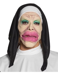 Αποκριάτικη Μάσκα Καλόγρια Clown Republic - 300139 Clown Republic Μάσκες