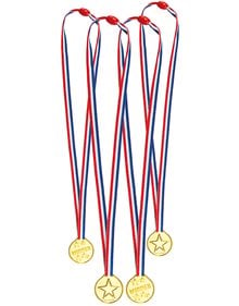 Αποκριάτικο Σετ 4 Μετάλλια Winner - 330818 Boland Αποκριάτικα Αξεσουάρ