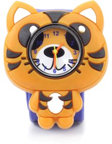 Παιδικό Ρολόι Χειρός Με Λουράκι Σιλικόνης Slap 3D Τίγρης Wacky Watches - 14482298 Wacky Watches Ρολόγια