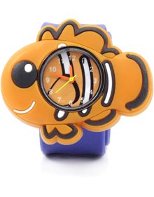 Παιδικό Ρολόι Χειρός Με Λουράκι Σιλικόνης Slap 3D Χρυσόψαρο Wacky Watches - 14482308 Wacky Watches Ρολόγια