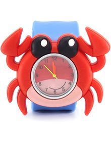 Παιδικό Ρολόι Χειρός Με Λουράκι Σιλικόνης Slap 3D Καβούρι Wacky Watches - 14482309 Wacky Watches Ρολόγια