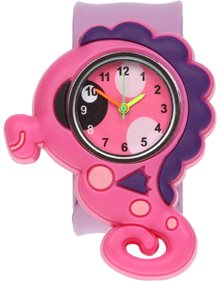 Παιδικό Ρολόι Χειρός Με Λουράκι Σιλικόνης Slap 3D Ιππόκαμπος Wacky Watches - 14482313 Wacky Watches Ρολόγια