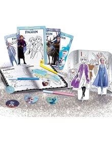 Σετ Ζωγραφικης Frozen Backpack Coloring & Drawing Kit - 92925 Lisciani Giochi Μπλόκ