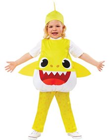 Αποκριατικη Παιδικη Στολη Baby Shark Yellow Baby Για 2 Ετών - 9913322 Fun Fashion Αποκριάτικες Στολές Για Κορίτσια