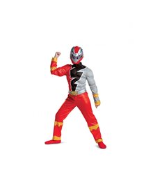 Αποκριάτικη Παιδική Στολή Red Ranger Dino Fury Classic Muscle - 115869 V. Christakopoulos Αποκριάτικες Στολές Για Αγόρια