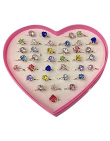 Παιδικό Δαχτυλιδάκι Με Πετράδι Σε Διάφορα Σχέδια - 401286 4Teen 4Ty Ομορφιάς