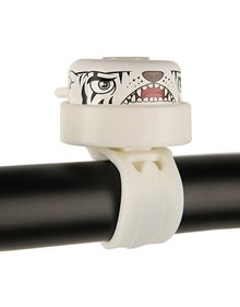 Παιδικό Κουδουνάκι Ποδηλάτου Άσπρος Τίγρης - 231302 Crazy Safety Αξεσουάρ & Ανταλλακτικά