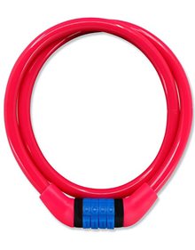 Κλειδαριά Ασφαλείας Ποδηλάτου Ροζ - 210107-10 Crazy Safety Αξεσουάρ & Ανταλλακτικά