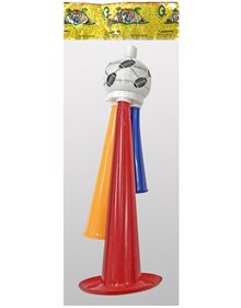 Αποκριάτικο Αξεσουάρ Καραμούζα Τριπλή 20x6cm - 23334 Carnavalista Κόρνες