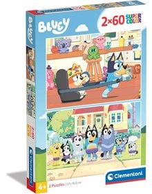 Παιδικό Παζλ Maxi Supercolor Bluey 2x60pcs - 1200-24813 As Company Παιδικά Puzzle