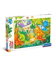 Παζλ 24pcs Dinos Happy Oasis - Super Color | Clementoni - 1200-28524 As Company Παιδικά Puzzle
