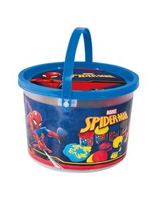 Πλαστελίνα Κουβαδάκι με 4 Βαζάκια και 8 Εργαλεία Spiderman - 1045-03603 As Company Πλαστελίνες