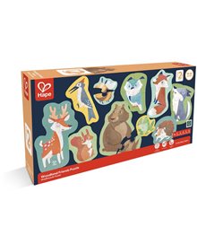 Hape Happy Puzzles Ξύλινο Παζλ Οι Φίλοι Του Δάσους - E1650A Hape Παιδικά Puzzle