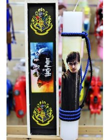 Χειροποίητη Πασχαλινή Λαμπάδα Χάρι Πότερ Σετ - 003378 Γεράκης Χειροποίητες Λαμπάδες