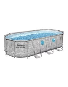 Πισίνα Steel Pro MAX Splashview Oval 549x274x122cm | Bestway - 56716 Bestway Πισίνες