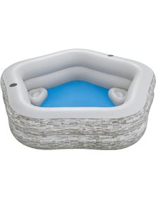 Φουσκωτή Πισίνα Bestway Truprint Stone 213x206x53cm - 54423 Bestway Πισίνες