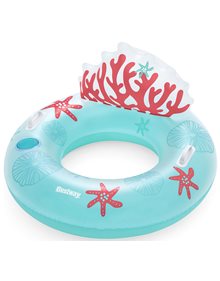 Φουσκωτή Κουλούρα Bestway Coral Bliss 107x113x56cm - 43730 Bestway Φουσκωτά Θαλάσσης