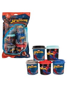 Πλαστελίνη Marvel Spiderman Σακουλάκι Με 5 Βαζάκια Και Καπάκια - Καλουπάκια 570gr | As - 1045-03609 As Company Πλαστελίνες