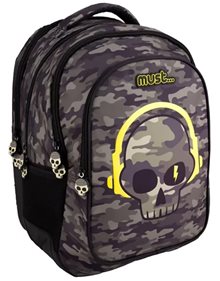 Σακίδιο Πλάτης Δημοτικού Skull 2024 - 000585824 Must Τσάντες Δημοτικού